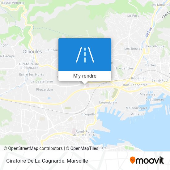 Giratoire De La Cagnarde plan