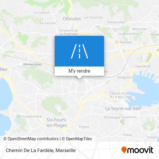 Chemin De La Fardèle plan