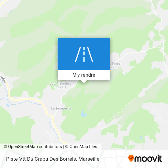 Piste Vtt Du Crapa Des Borrels plan