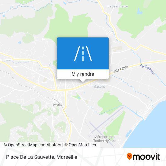 Place De La Sauvette plan