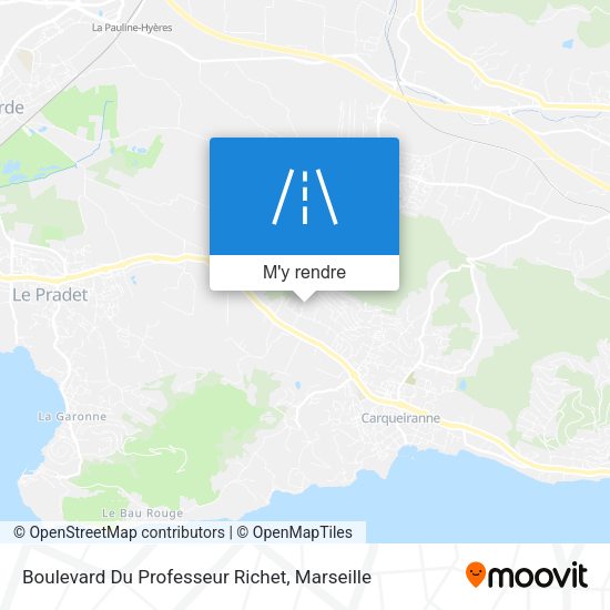Boulevard Du Professeur Richet plan