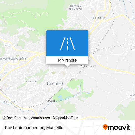 Rue Louis Daubenton plan