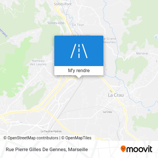 Rue Pierre Gilles De Gennes plan