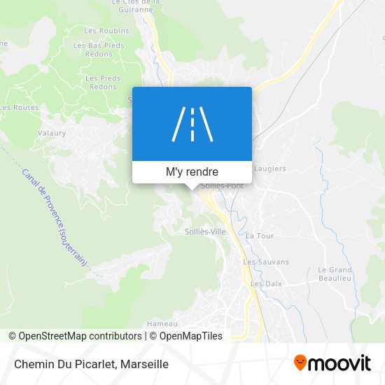 Chemin Du Picarlet plan