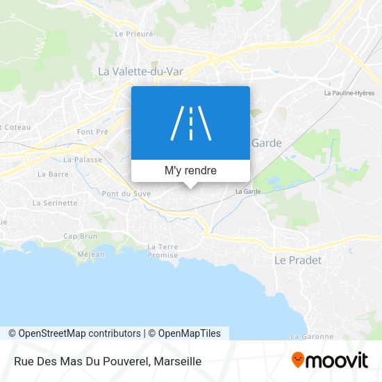 Rue Des Mas Du Pouverel plan