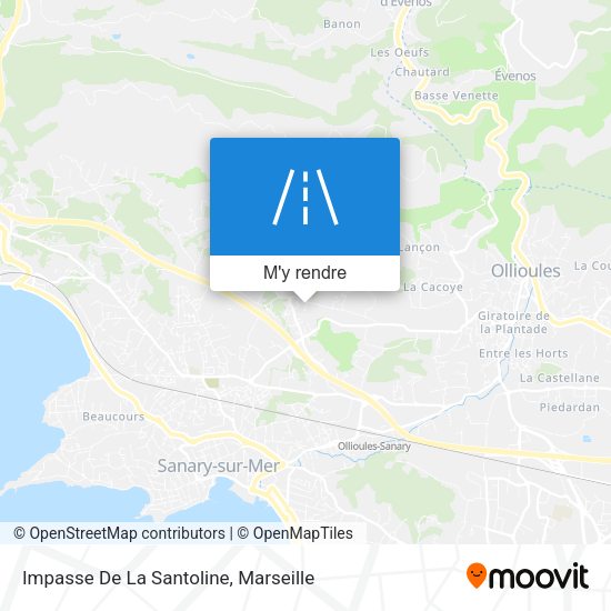 Impasse De La Santoline plan