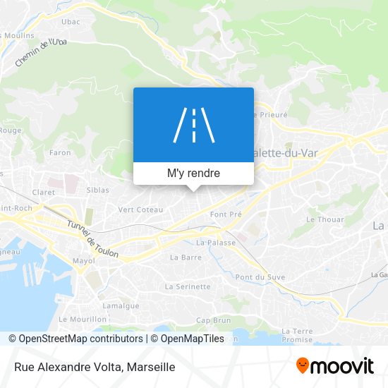 Rue Alexandre Volta plan
