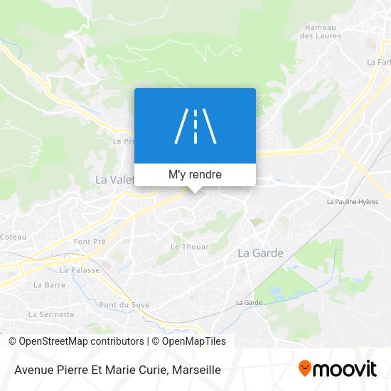 Avenue Pierre Et Marie Curie plan