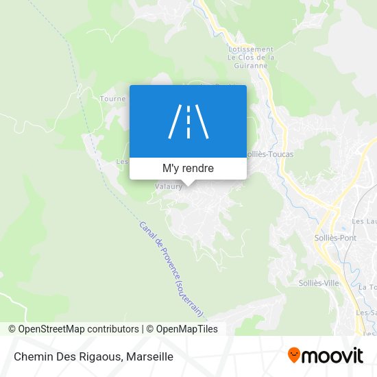 Chemin Des Rigaous plan