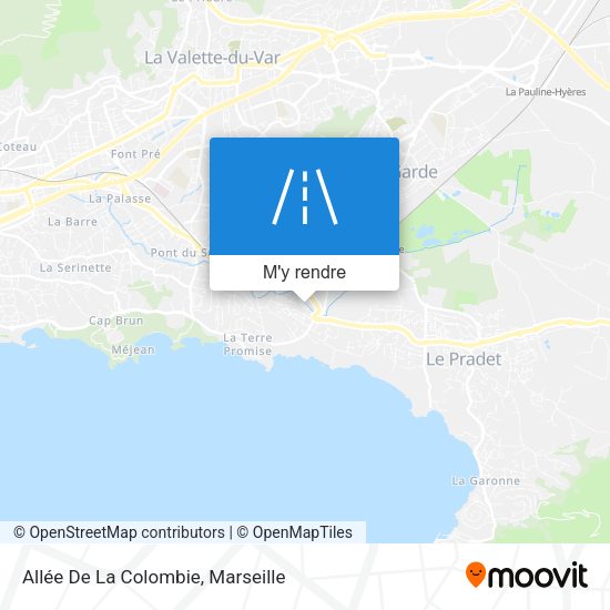 Allée De La Colombie plan