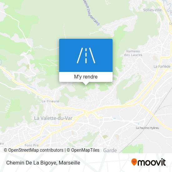 Chemin De La Bigoye plan