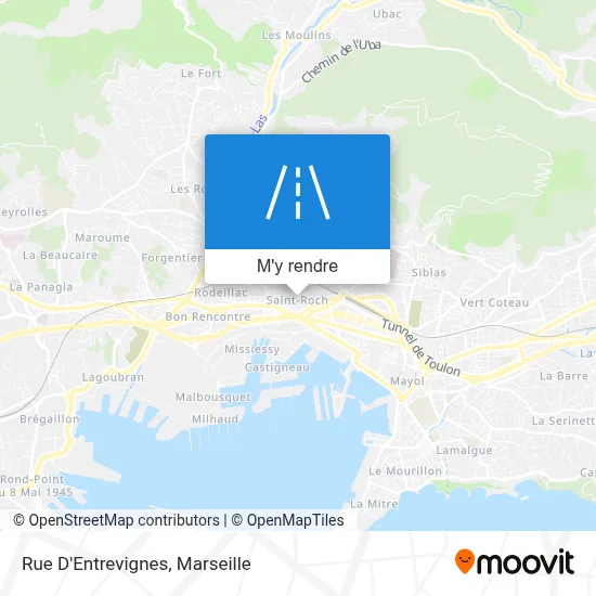 Rue D'Entrevignes plan