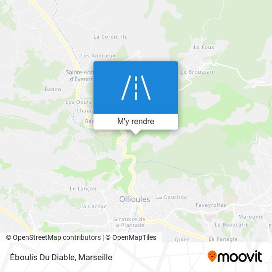 Éboulis Du Diable plan