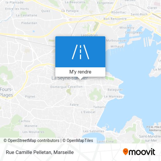 Rue Camille Pelletan plan