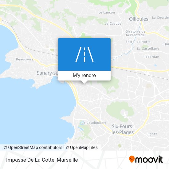 Impasse De La Cotte plan