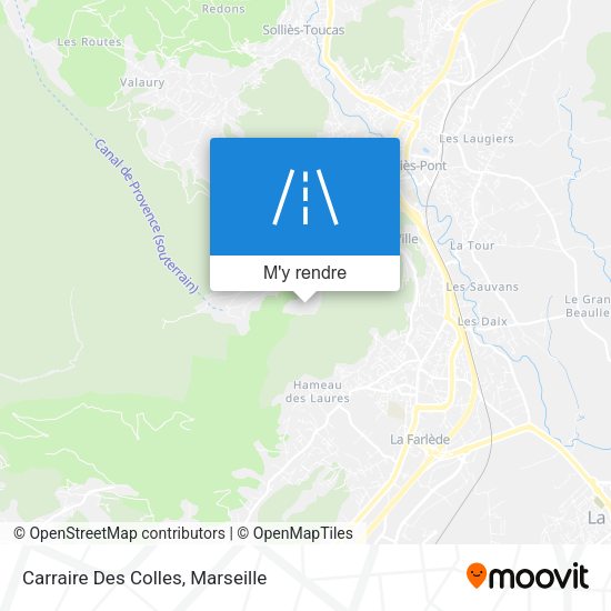 Carraire Des Colles plan