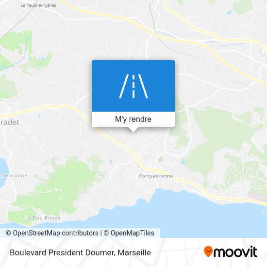 Boulevard President Doumer plan