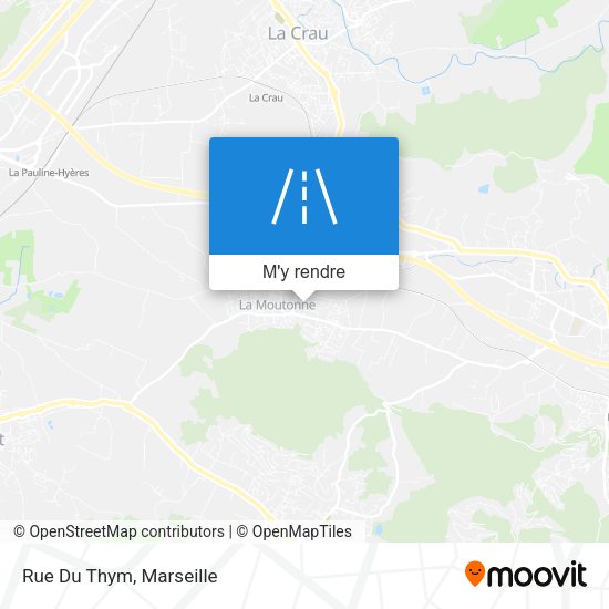 Rue Du Thym plan