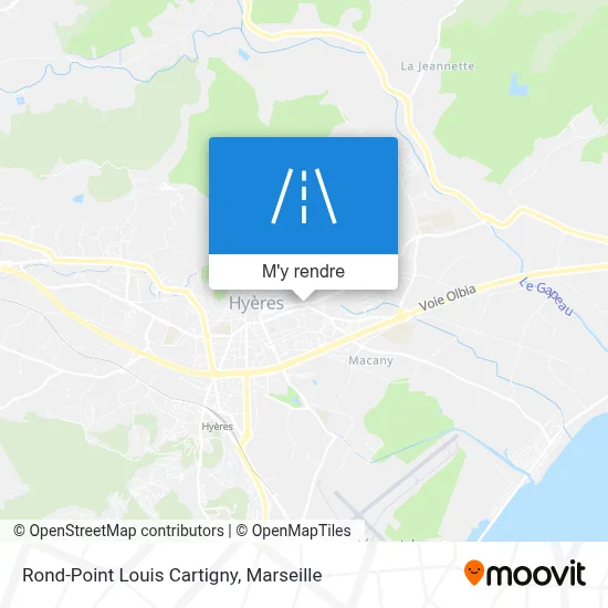 Rond-Point Louis Cartigny plan