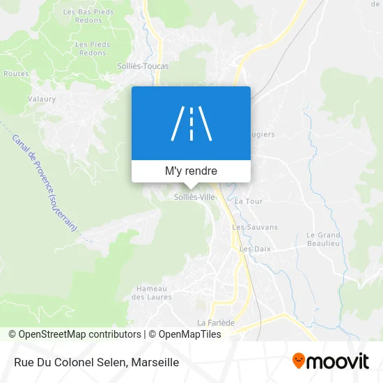 Rue Du Colonel Selen plan