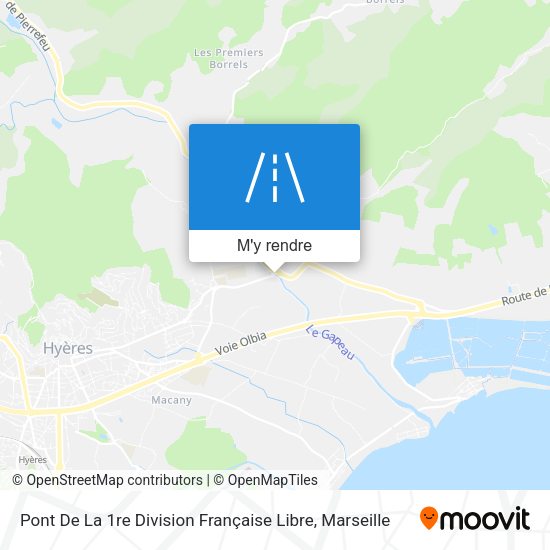 Pont De La 1re Division Française Libre plan