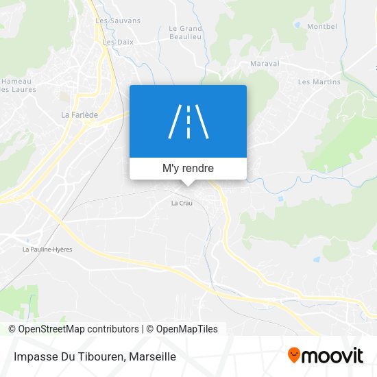 Impasse Du Tibouren plan