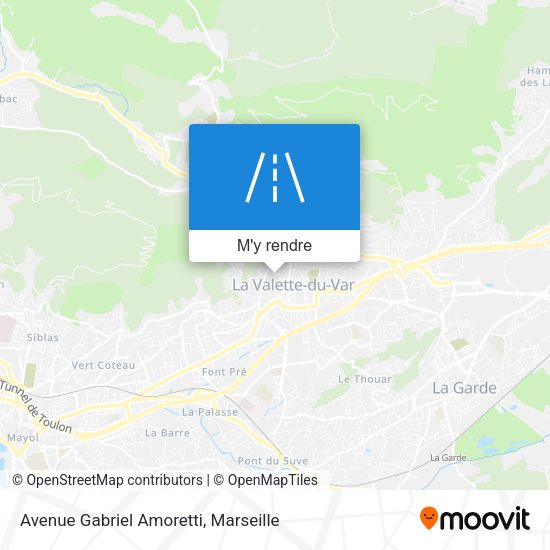 Avenue Gabriel Amoretti plan