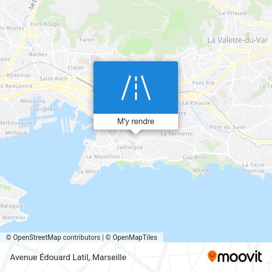 Avenue Édouard Latil plan