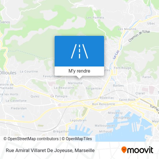 Rue Amiral Villaret De Joyeuse plan