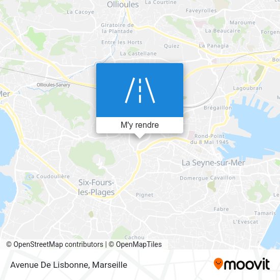 Avenue De Lisbonne plan
