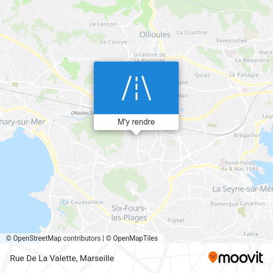 Rue De La Valette plan