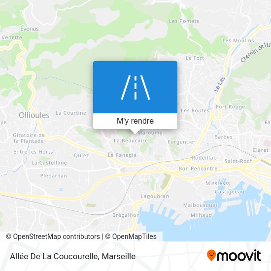 Allée De La Coucourelle plan