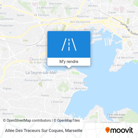 Allée Des Traceurs Sur Coques plan