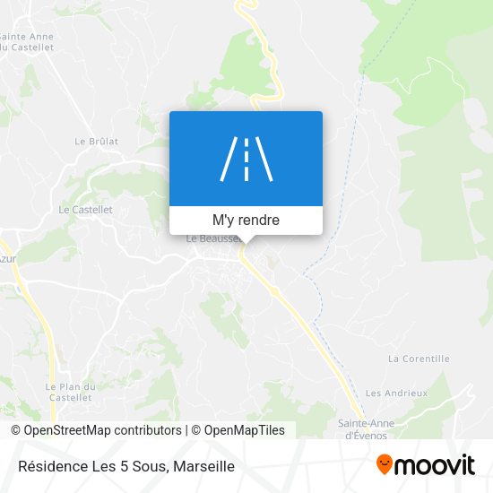 Résidence Les 5 Sous plan