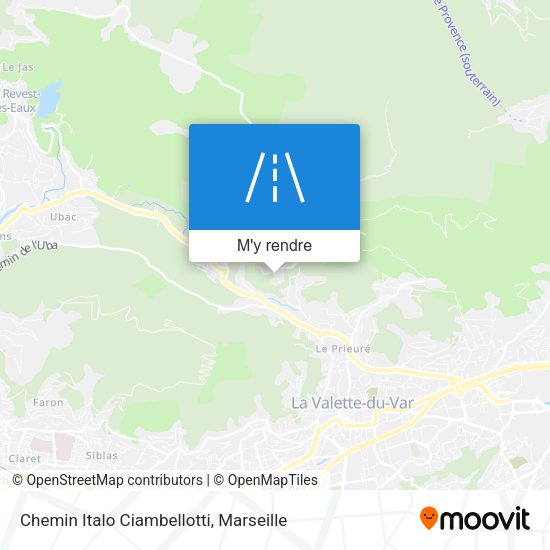 Chemin Italo Ciambellotti plan