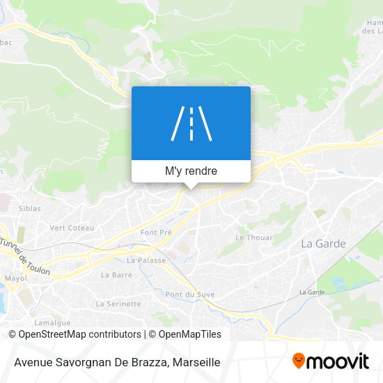 Avenue Savorgnan De Brazza plan