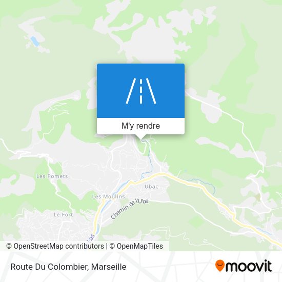 Route Du Colombier plan