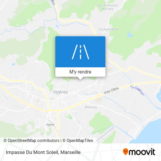 Impasse Du Mont Soleil plan