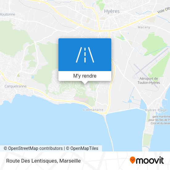 Route Des Lentisques plan