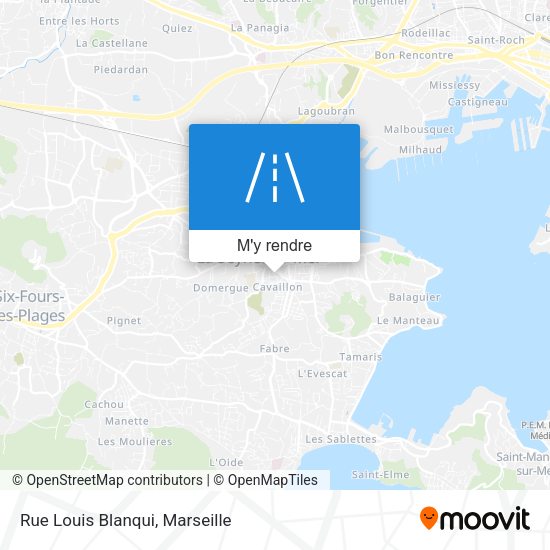 Rue Louis Blanqui plan