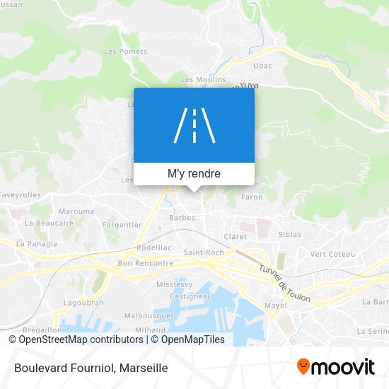 Boulevard Fourniol plan