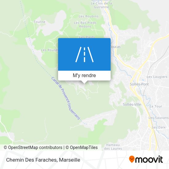 Chemin Des Faraches plan
