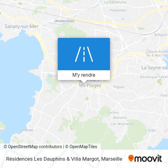Résidences Les Dauphins & Villa Margot plan