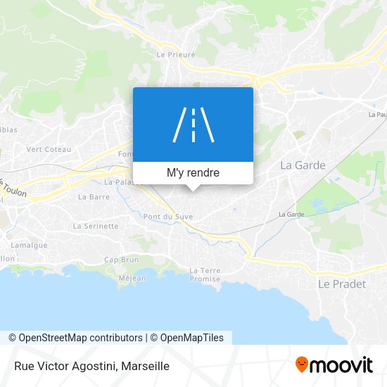 Rue Victor Agostini plan