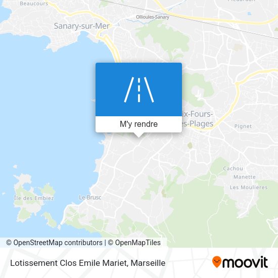 Lotissement Clos Emile Mariet plan