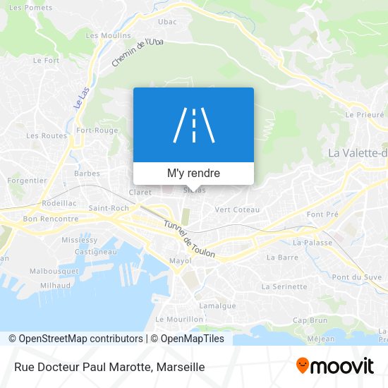 Rue Docteur Paul Marotte plan