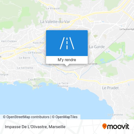 Impasse De L'Olivastre plan