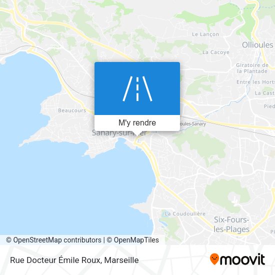 Rue Docteur Émile Roux plan