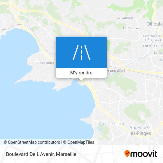 Boulevard De L'Avenir plan