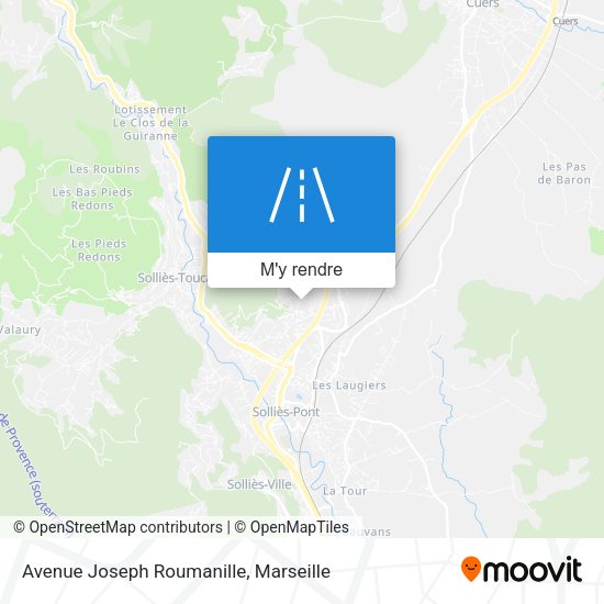 Avenue Joseph Roumanille plan